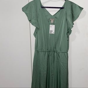 Sage green dress